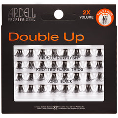 Ardell Duralash Double Up Knotted Flare Trios - Long Black