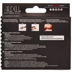 Ardell Duralash Double Up Knotted Flare Trios - Long Black (Back of Packaging)