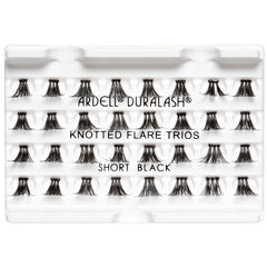 Ardell Duralash Double Up Knotted Flare Trios - Short Black (Tray Shot)