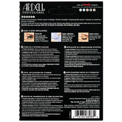 Ardell Lashes 101 Multipack (6 Pairs) - Back of Packaging
