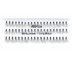 Ardell Lashes 3D Faux Mink Individuals - Long Black (Tray Shot)