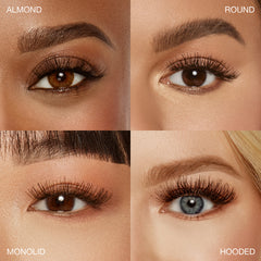 Ardell Naked Extensions Naked Trios (Model Shots - Eye shapes)