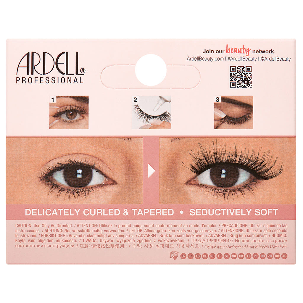 Ardell Naked Shapewear Lashes 444 (Back of Packaging)