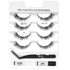 Ardell Pre-Mapped Extensions Kit Cat Eye (4 Pairs) - Tray Shot