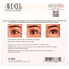 Ardell Pre-Mapped Extensions Kitten Eye (3 Pairs) - Back of Packaging