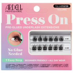 Ardell Press On Pre-Glued Underlash Extensions - Faux Mink Volume