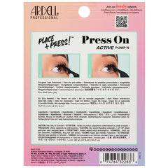 Ardell Press On Pre-Glued Underlash Extensions Kit - Active Pump'n (Back of Packaging)