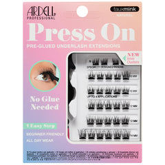 Ardell Press On Pre-Glued Underlash Extensions Kit - Faux Mink Natural