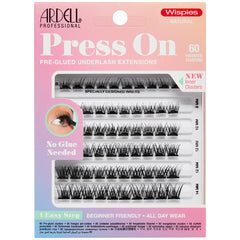 Ardell Press On Pre-Glued Underlash Extensions Multipack - Wispies Natural