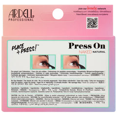 Ardell Press On Pre-Glued Underlash Extensions - Naked Natural (Back of Packaging)