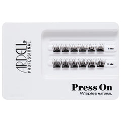 Ardell Press On Pre-Glued Underlash Extensions - Wispies Natural (Tray Shot)