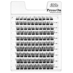 Ardell Press On Underlash Extensions - Wispies Natural (100 Clusters) - Tray Shot