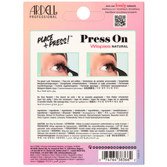 Ardell Press On Underlash Extensions - Wispies Natural (100 Clusters) - Back of Packaging