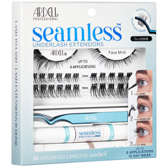 Ardell Seamless Underlash Extensions Starter Kit - Faux Mink (Angled Packaging)