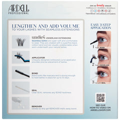 Ardell Seamless Underlash Extensions Starter Kit - Wispies (Back of Packaging)