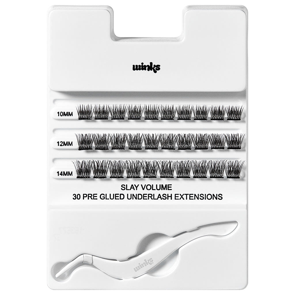 Ardell Winks Press On Pre-Glued Underlash Extensions Kit - Slay Volume (Contents)
