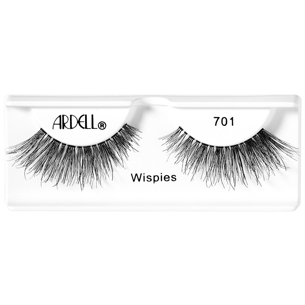 Ardell Wispies 701 Lashes Black (with DUO Glue) - Tray Shot