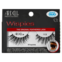 Ardell Wispies Lashes 113 (with DUO Glue)
