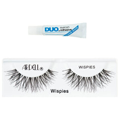 Ardell Wispies Lashes Black (with DUO Glue) - Tray Shot