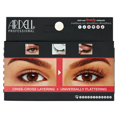Ardell Wispies Lashes Black (with DUO Glue) Back of Packaging