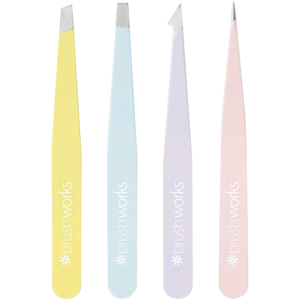 Brushworks The Complete Combination Tweezer Set (4 Pieces) - Loose 1