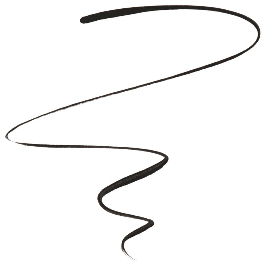 Catrice Cosmetics 24H Brush Liner 010 Ultra Black (3ml) - Swatch
