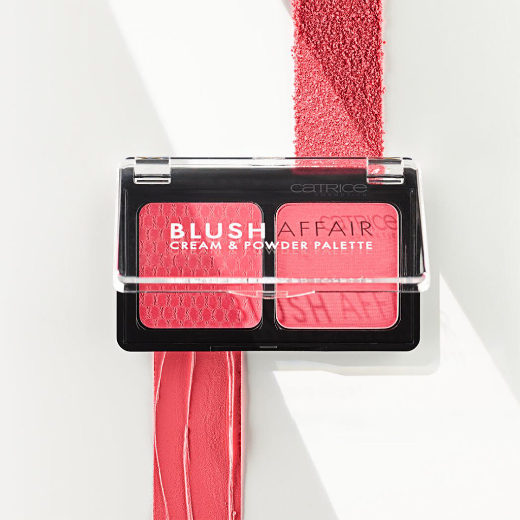 Catrice Cosmetics Blush Affair Cream & Powder Palette (6g) - Lifestyle Shot 1 [010 Stunning Strawberry]