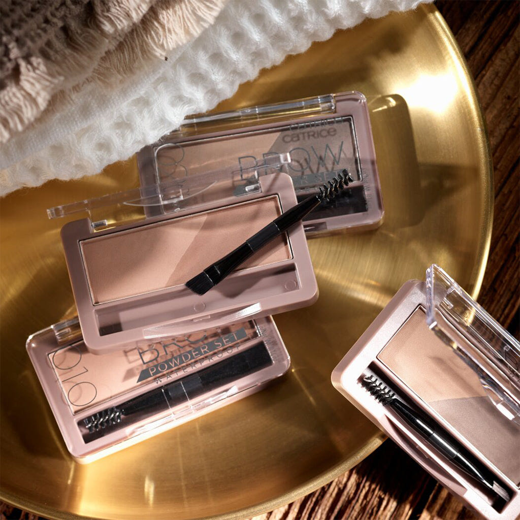 Catrice Cosmetics Brow Powder Set Waterproof 020 Ash Brown (4g) - Lifestyle Shot 