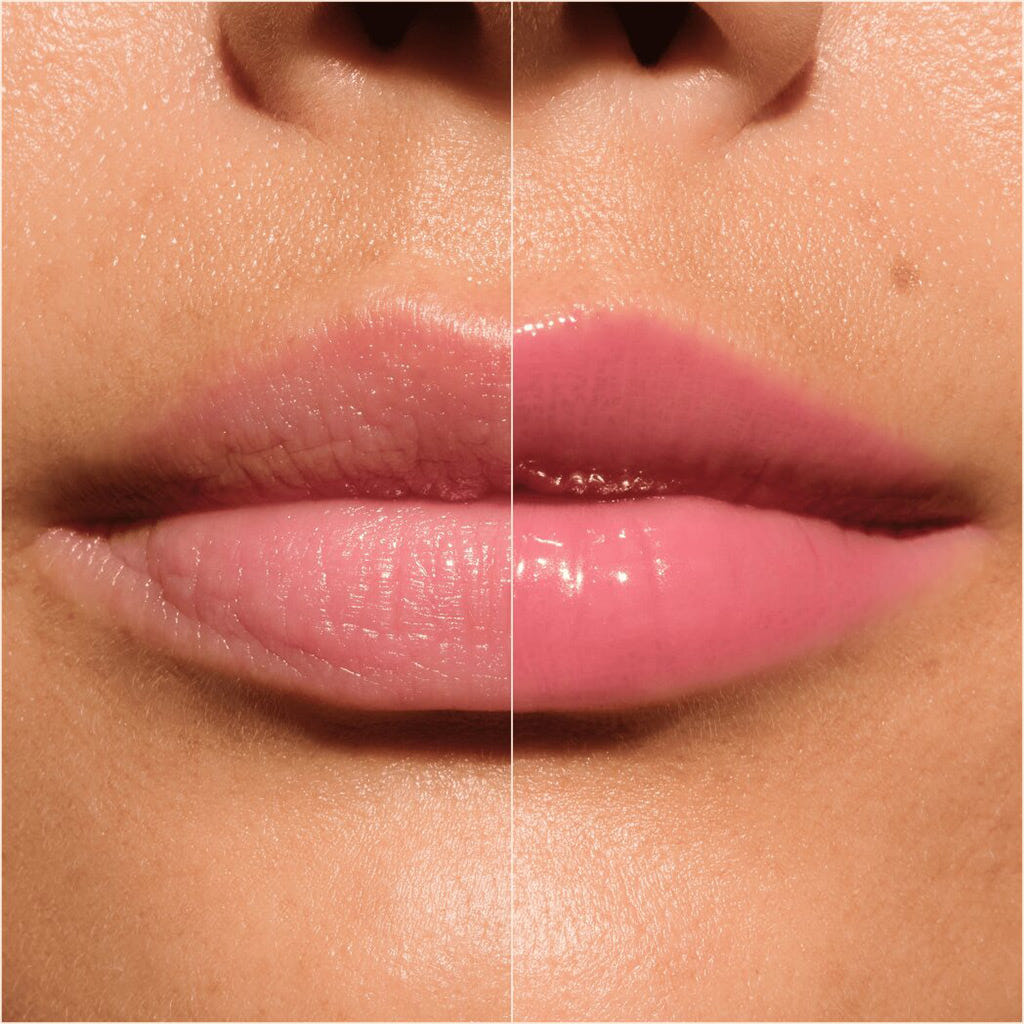 Catrice Cosmetics Butter Drippin' Glossy Lip Balm (10ml) - Model Shot 1 (Before & After) [030 Butter Together]