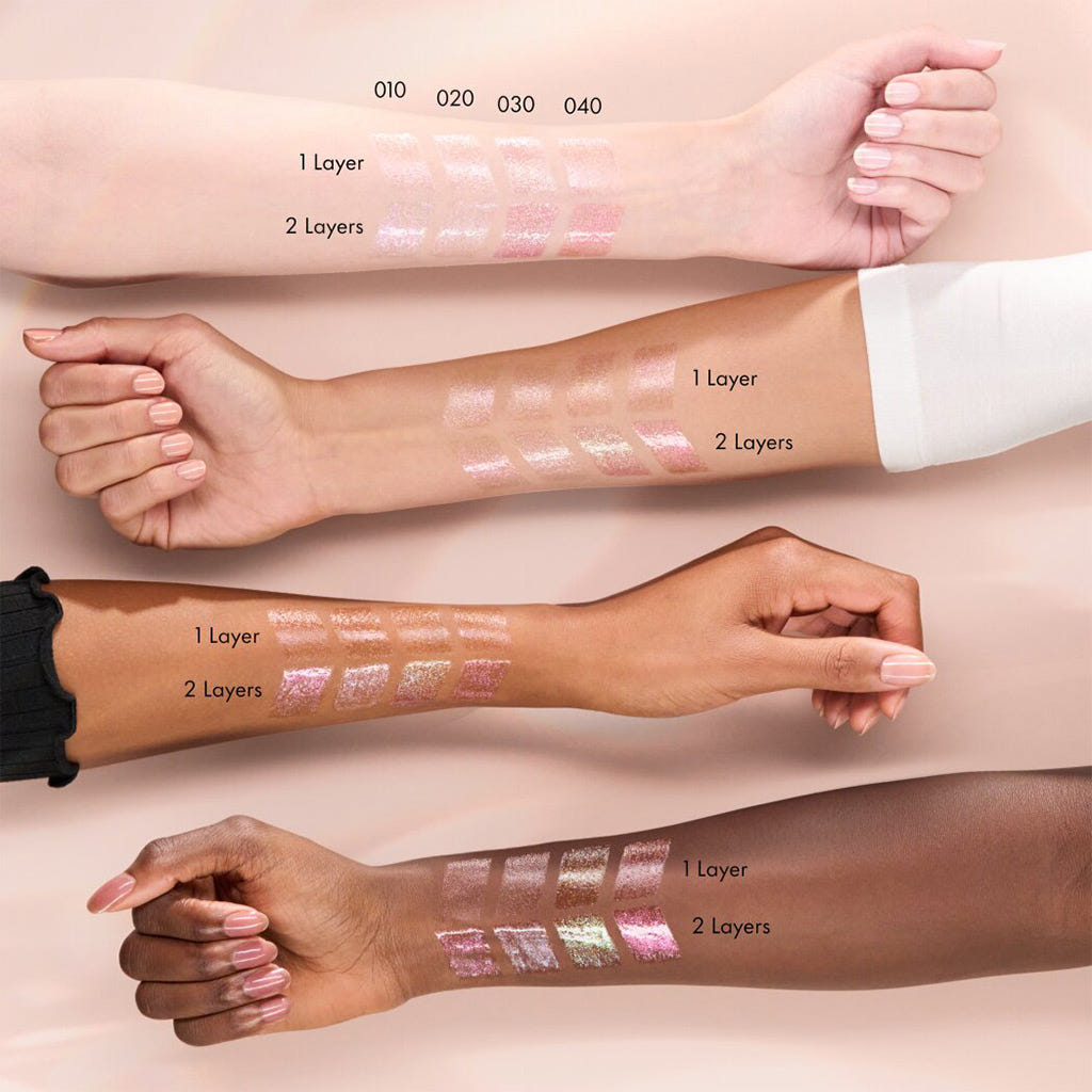 Catrice Cosmetics Diamond Glaze Lip Gloss (3ml) - Model Arm Colour Swatches