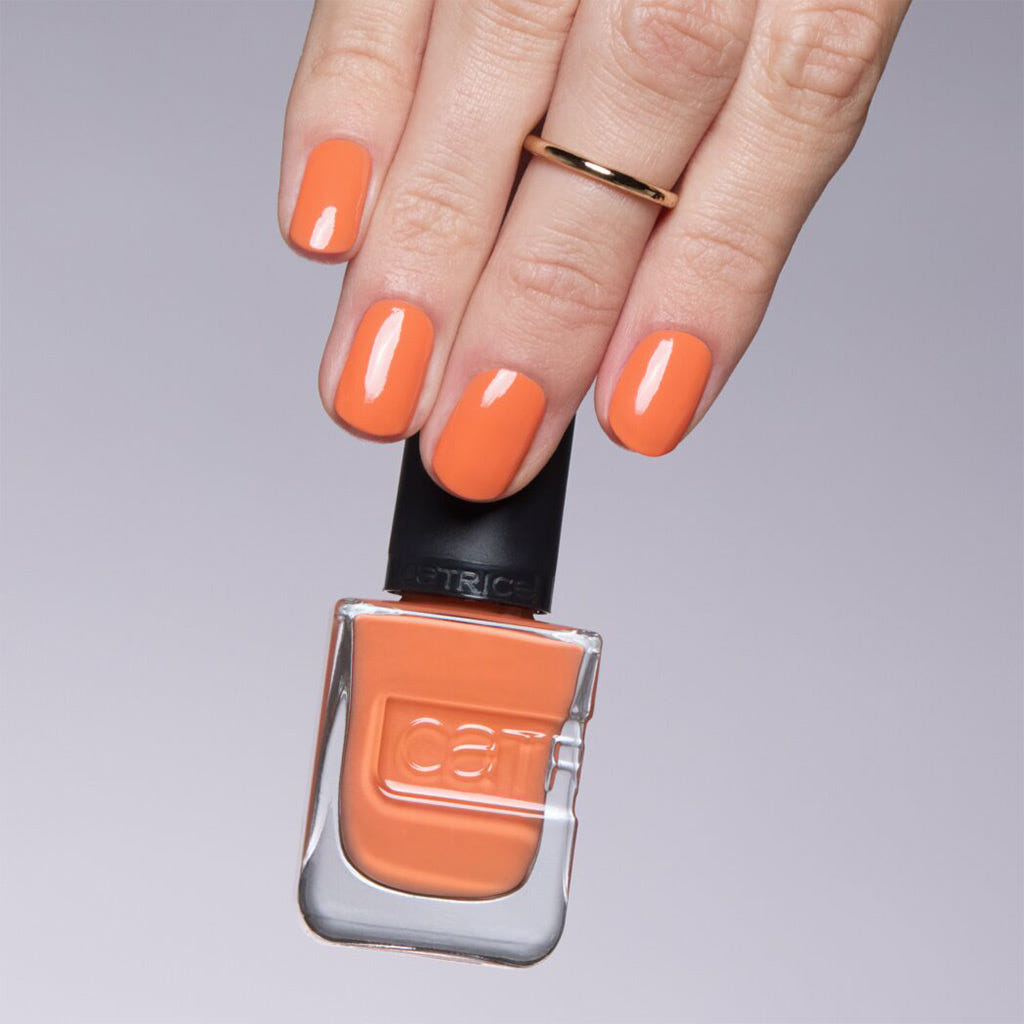 Catrice Cosmetics Gel Affair Nail Lacquer (10.5ml) - Model Shot 2 [014 Sunset Sorbet]