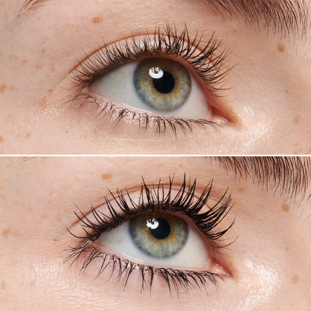 Catrice Cosmetics Glam & Doll Sensitive Volume Mascara (9ml) - Model Shot 1 (Before & After)