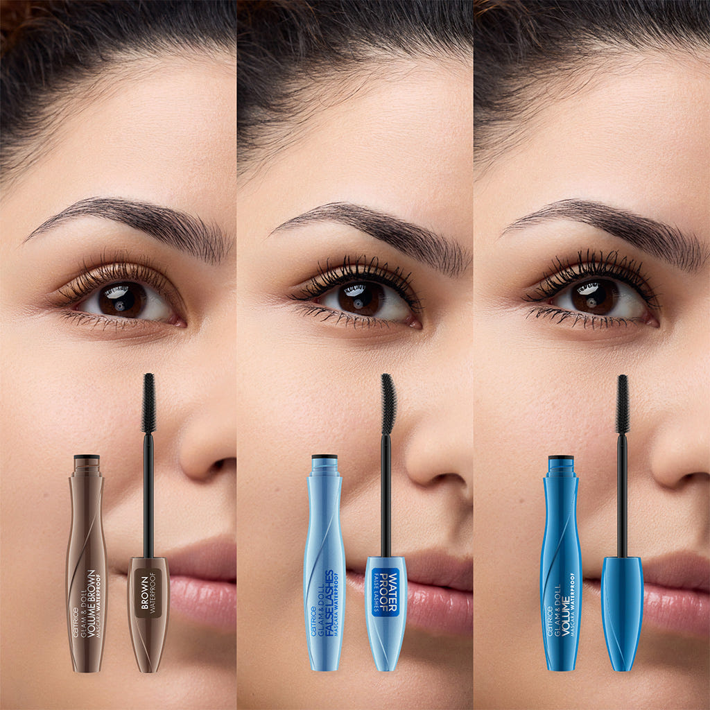 Catrice Cosmetics Glam & Doll Volume Brown Mascara Waterproof (10ml) - Comparison Model Shot 1
