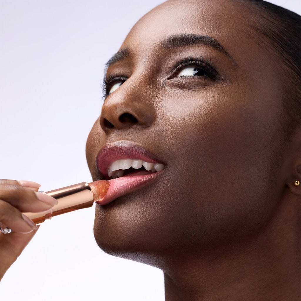 Catrice Cosmetics Glam In Gold Glow Lip Balm 010 In A Gold Rush (3.5g) - Model Shot 3