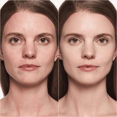 Catrice Cosmetics HD Liquid Coverage Foundation (30ml) - Model Shot 1 (Before & After) [002 Porcelain Beige]