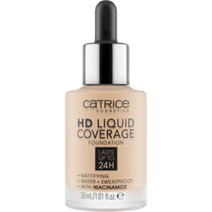 Catrice Cosmetics HD Liquid Coverage Foundation (30ml) [010 Light Beige]
