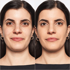 Catrice Cosmetics HD Liquid Coverage Foundation (30ml) - Model Shot 1 (Before & After) [038 Honey Beige]