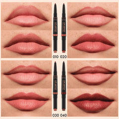 Catrice Cosmetics Lip Artist Matte Lipstick & Liner (1.74g) - Comparison Model Shot 1