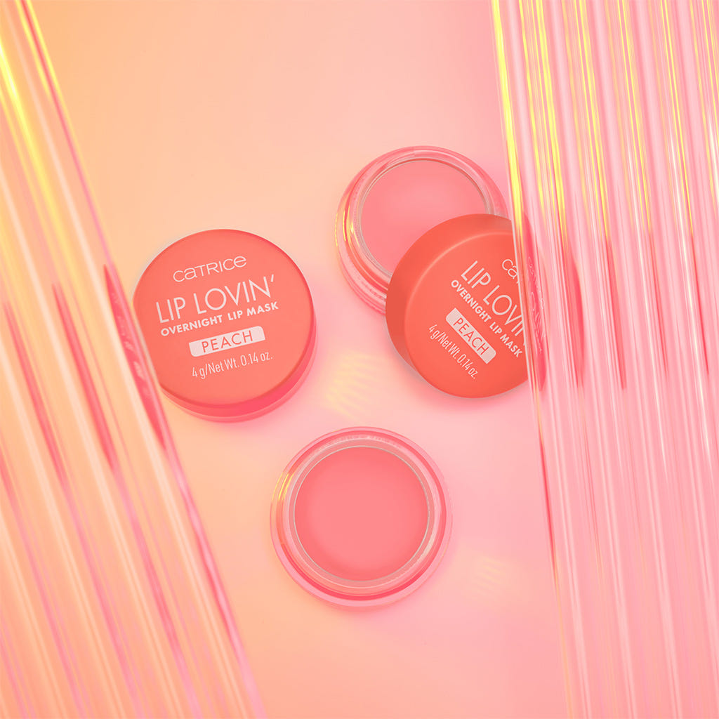 Catrice Cosmetics Lip Lovin' Overnight Lip Mask 030 Feelin' Peachy (4g) - Lifestyle Shot