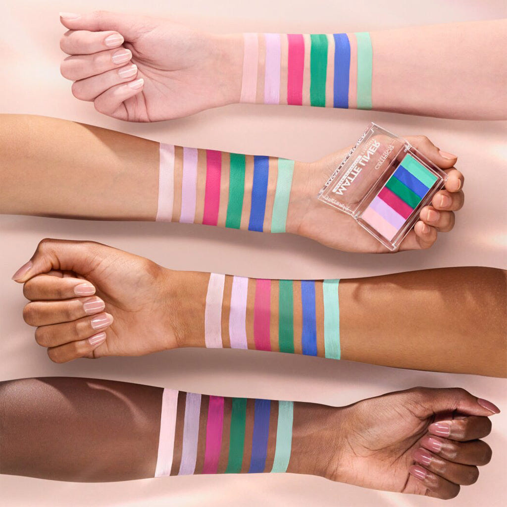 Catrice Cosmetics Matte Liner Water-Activated Eyeliner (8.5g) - Model Arm Colour Swatches
