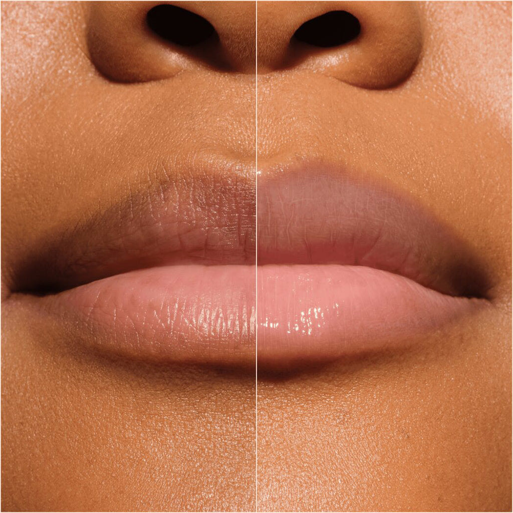 Catrice Cosmetics Melt & Plump Juicy Lip Plumper (1.8g) - Model Shot 1 (Before & After) [010 More Amore]