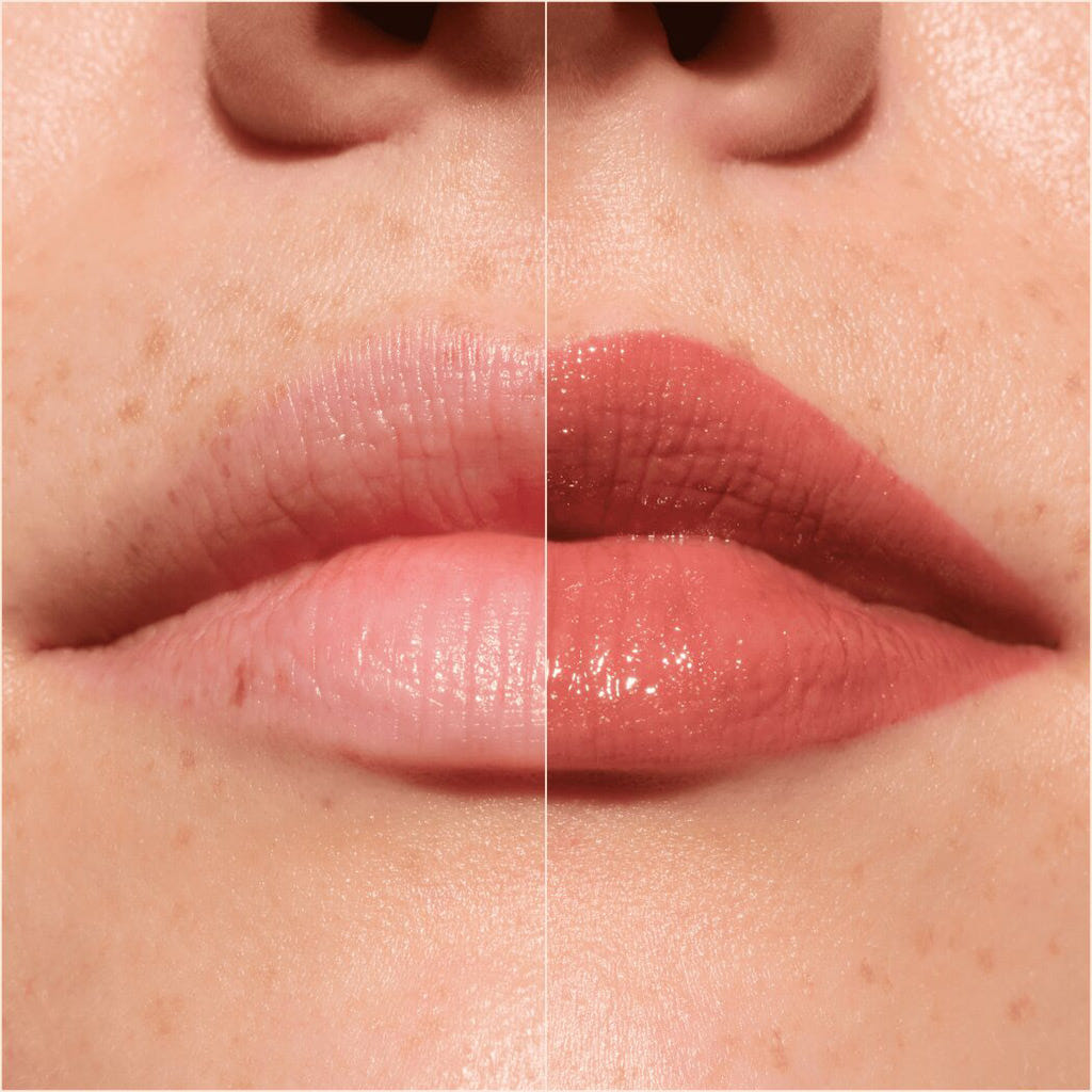 Catrice Cosmetics Melt & Plump Juicy Lip Plumper (1.8g) - Model Shot 1 (Before & After) [030 Tipsy In Love]