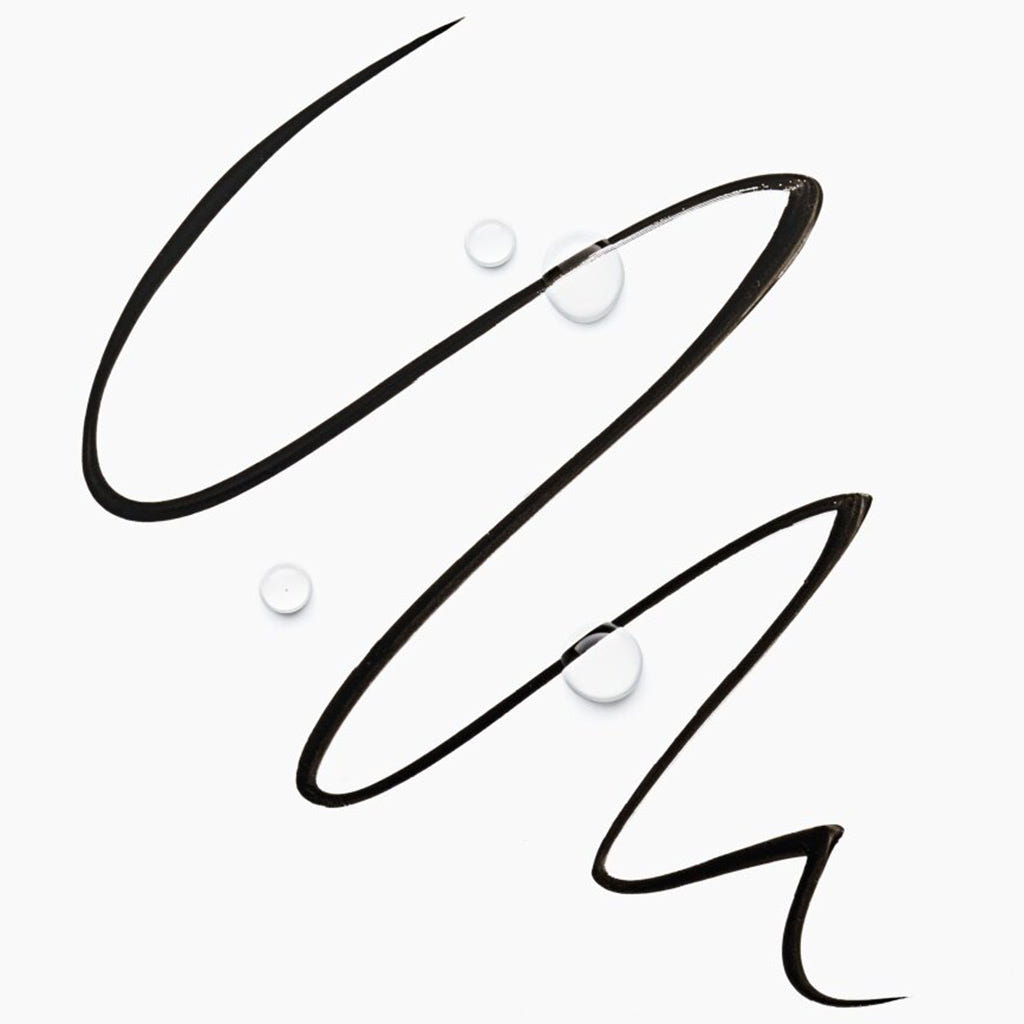 Catrice Cosmetics Superproof Brush Liner Waterproof (0.45ml) - Swatch [010 Midnight Black]