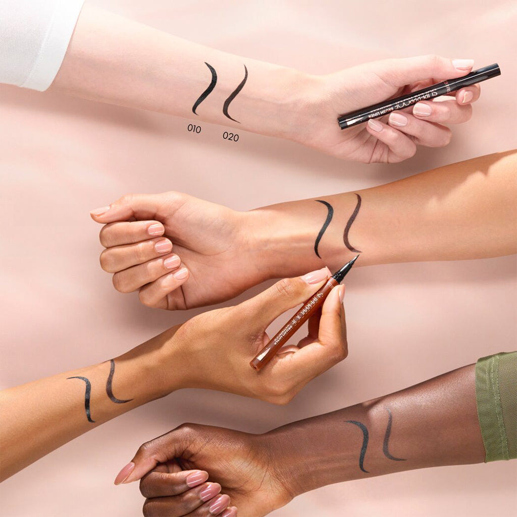 Catrice Cosmetics Superproof Brush Liner Waterproof (0.45ml) - Model Arm Colour Swatches