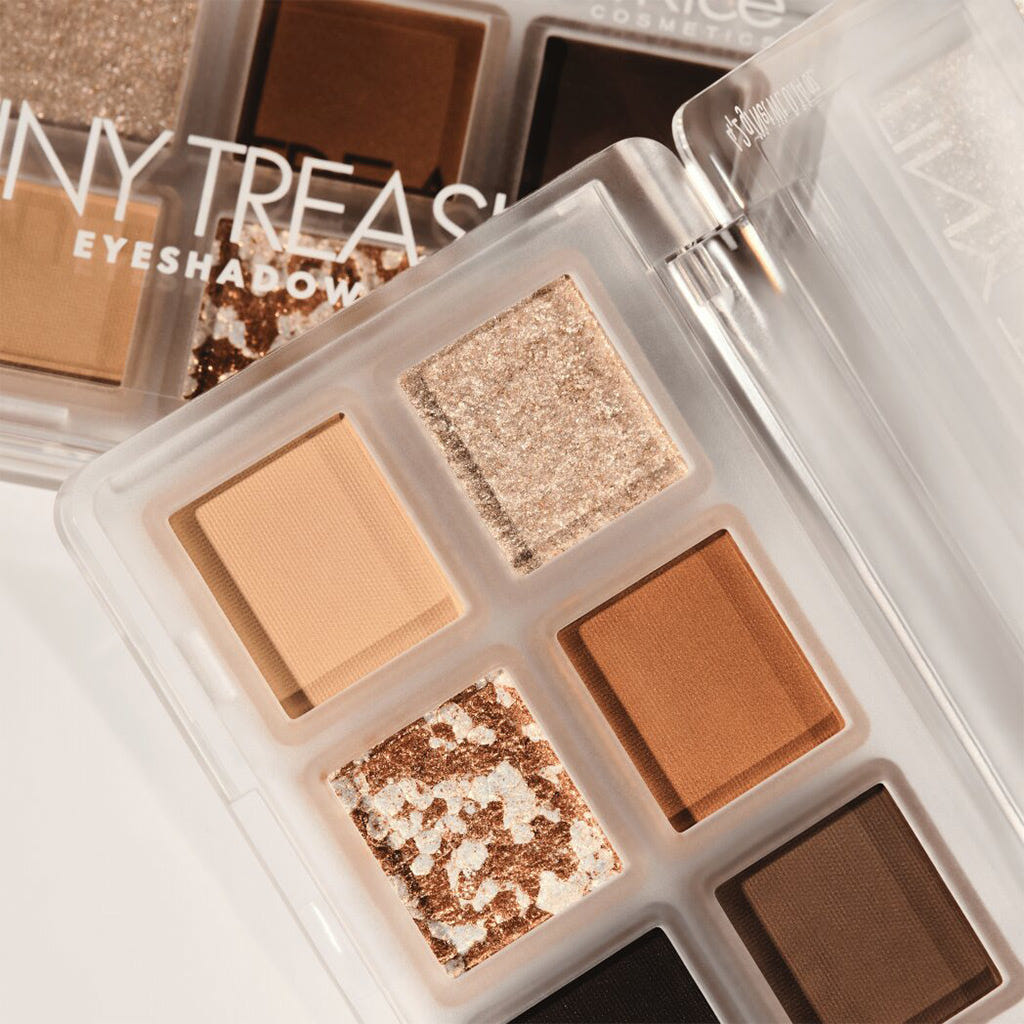 Catrice Cosmetics Tiny Treasures Eyeshadow Palette (4.2g) - Lifestyle Shot 1 [010 Everyday Essentials]