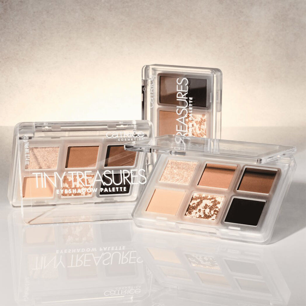 Catrice Cosmetics Tiny Treasures Eyeshadow Palette (4.2g) - Lifestyle Shot 2 [010 Everyday Essentials]