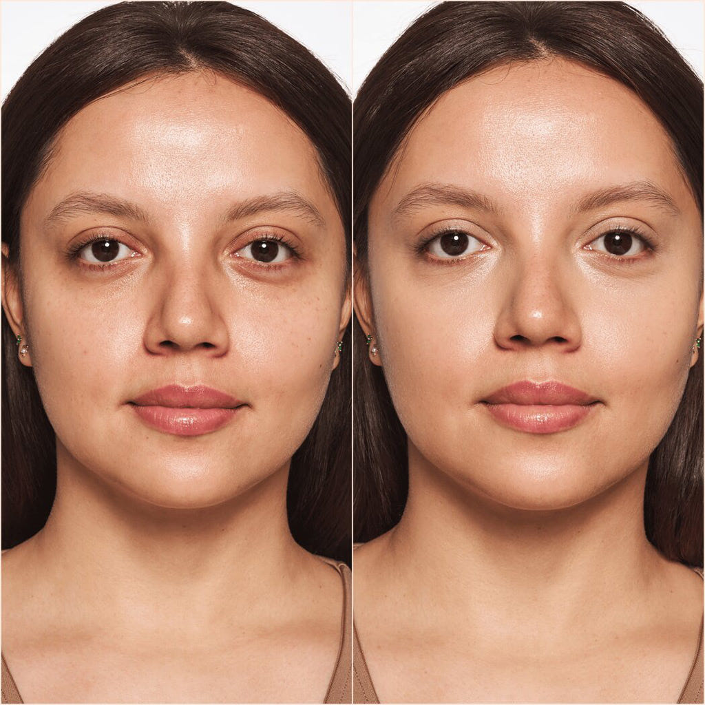 Catrice Cosmetics True Skin High Cover Concealer (4.5ml) - Model Shot 1 (Before & After) [032 Neutral Biscuit]