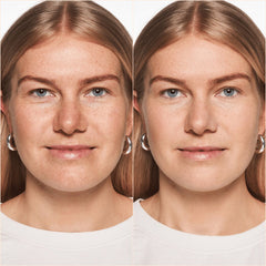 Catrice Cosmetics True Skin Hydrating Foundation (30ml) - Model Shot 1 (Before & After) [007 Cool Nude]