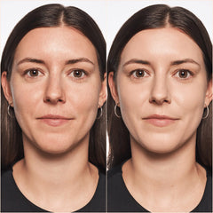 Catrice Cosmetics True Skin Hydrating Foundation (30ml) - Model Shot 1 (Before & After) [044 Cool Chai]