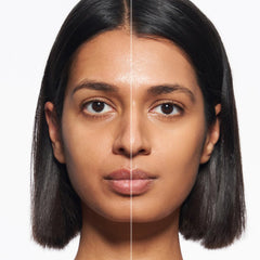 Catrice Cosmetics True Skin Hydrating Foundation (30ml) - Model Shot 1 (Before & After) [065 Warm Cinnamon]